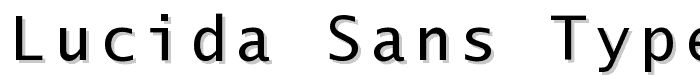 Lucida Sans Typewriter Regular font